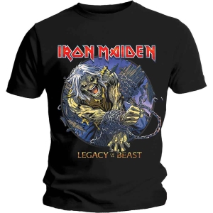 Iron Maiden - Eddie Chained Legacy Uni Bl    i gruppen MERCH / T-Shirt / Rockoff_Nya April24 hos Bengans Skivbutik AB (5532352r)