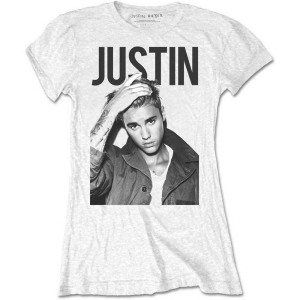 Justin Bieber - Bold Lady Wht   (XL) i gruppen MERCHANDISE / T-shirt / Pop-Rock hos Bengans Skivbutik AB (5532498)
