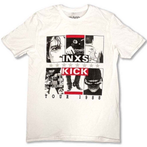 Inxs - Kick Tour Uni Wht    i gruppen MERCH / T-Shirt / Rockoff_Nya April24 hos Bengans Skivbutik AB (5532664r)
