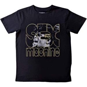James Brown - Sex Machine Uni Bl    i gruppen MERCHANDISE / T-shirt / RnB-Soul hos Bengans Skivbutik AB (5532668r)