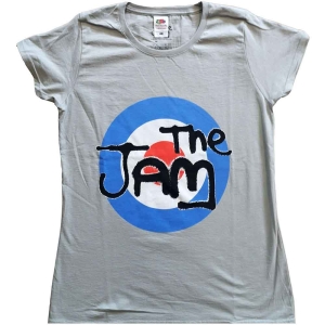 The Jam - Spray Target Logo Lady Grey  1 i gruppen MERCH / T-Shirt / Rockoff_Nya April24 hos Bengans Skivbutik AB (5532682r)