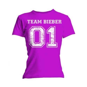 Justin Bieber - Team Bieber Skinny Lady Fuchs    i gruppen MERCHANDISE / T-shirt / Pop-Rock hos Bengans Skivbutik AB (5532688r)