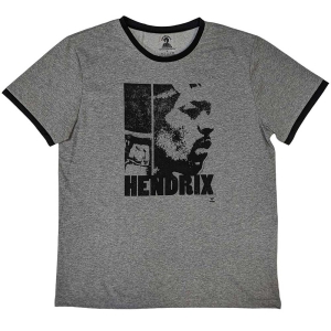 Jimi Hendrix - Let Me Live Ringer Uni Grey    i gruppen MERCH / T-Shirt / Rockoff_Nya April24 hos Bengans Skivbutik AB (5532696r)