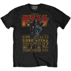 Kiss - Cobo Arena '76 Uni Bl Eco    i gruppen MERCH / T-Shirt / Rockoff_Nya April24 hos Bengans Skivbutik AB (5532707r)