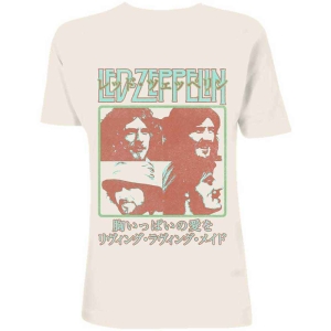 Led Zeppelin - Japanese Poster Uni Natrl    i gruppen MERCHANDISE / T-shirt / Hårdrock hos Bengans Skivbutik AB (5532719r)