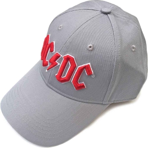 Ac/Dc - Red Logo Grey Baseball C i gruppen MERCHANDISE / Keps / Hårdrock hos Bengans Skivbutik AB (5532858)