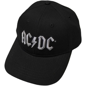 Ac/Dc - Silver Logo Bl Baseball C i gruppen MERCHANDISE / Keps / Hårdrock hos Bengans Skivbutik AB (5532864)