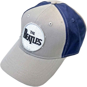 The Beatles - Drum Logo Grey/Navy Baseball C i gruppen MERCHANDISE / Keps / Pop-Rock hos Bengans Skivbutik AB (5532876)