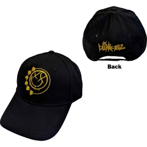 Blink-182 - Yellow Six-Arrow Smiley Bl Baseball C i gruppen MERCHANDISE / Keps / Pop-Rock hos Bengans Skivbutik AB (5532895)