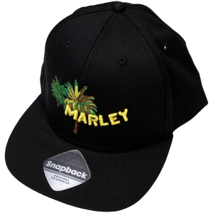 Bob Marley - Palm Trees Bl Snapback C i gruppen MERCHANDISE / Merch / Reggae hos Bengans Skivbutik AB (5532897)