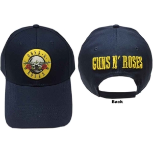 Guns N Roses - Circle Logo Navy Baseball C i gruppen MERCHANDISE / Merch / Hårdrock hos Bengans Skivbutik AB (5532935)
