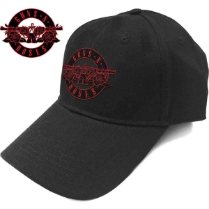 Guns N Roses - Red Circle Logo Bl Baseball C i gruppen MERCHANDISE / Merch / Hårdrock hos Bengans Skivbutik AB (5532936)