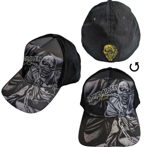 Iron Maiden - Piece Of Mind Greyscale Bl Baseball C i gruppen MERCHANDISE / Keps / Hårdrock hos Bengans Skivbutik AB (5532946)