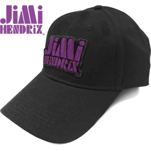 Jimi Hendrix - Purple Stencil Logo Bl Baseball C i gruppen MERCHANDISE / Keps / Pop-Rock hos Bengans Skivbutik AB (5532951)