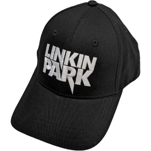 Linkin Park - White Logo Bl Baseball C i gruppen MERCHANDISE / Merch / Hårdrock hos Bengans Skivbutik AB (5532959)