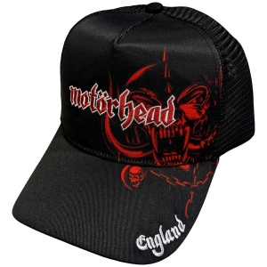 Motorhead - England Red Warpig Bl Mesh-Back C i gruppen MERCHANDISE / Keps / Hårdrock hos Bengans Skivbutik AB (5532968)