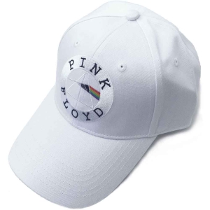 Pink Floyd - Circle Logo Wht Baseball C i gruppen MERCHANDISE / Keps / Pop-Rock hos Bengans Skivbutik AB (5532985)