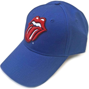 Rolling Stones - Classic Tongue Blue Baseball C i gruppen MERCHANDISE / Merch / Pop-Rock hos Bengans Skivbutik AB (5533008)