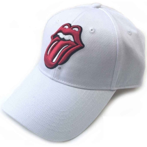 Rolling Stones - Classic Tongue Wht Baseball C i gruppen MERCHANDISE / Merch / Pop-Rock hos Bengans Skivbutik AB (5533009)