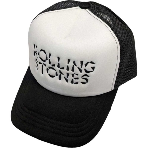 Rolling Stones - Hackney Diamonds Logo Bl/Wht Mesh-Back C i gruppen MERCHANDISE / Merch / Pop-Rock hos Bengans Skivbutik AB (5533014)
