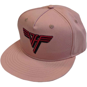 Van Halen - Classic Red Logo Pink Snapback C i gruppen MERCHANDISE / Keps / Hårdrock hos Bengans Skivbutik AB (5533138)