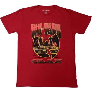 Wu-Tang Clan - Brick Wall Uni Red    i gruppen Minishops / Wu-Tang Clan hos Bengans Skivbutik AB (5533312r)