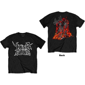 Yungblud - Weird Flaming Skeletons Uni Bl    i gruppen MERCH / T-Shirt / Rockoff_Nya April24 hos Bengans Skivbutik AB (5533323r)