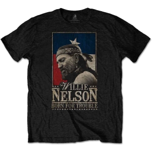Willie Nelson - Born For Trouble Uni Bl    i gruppen MERCHANDISE / T-shirt / Country hos Bengans Skivbutik AB (5533476r)