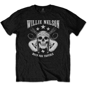 Willie Nelson - Skull Uni Bl    i gruppen MERCHANDISE / T-shirt / Country hos Bengans Skivbutik AB (5533477r)