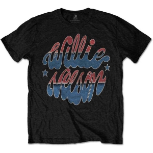 Willie Nelson - Americana Uni Bl    i gruppen MERCHANDISE / T-shirt / Country hos Bengans Skivbutik AB (5533479r)