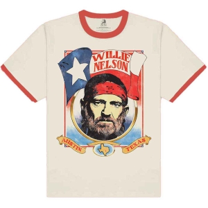 Willie Nelson - Americana Ringer Uni Natrl    i gruppen MERCHANDISE / T-shirt / Country hos Bengans Skivbutik AB (5533480r)