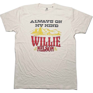 Willie Nelson - Always On My Mind Uni Natrl    i gruppen MERCHANDISE / T-shirt / Country hos Bengans Skivbutik AB (5533481r)