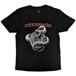 Whitesnake - Silver Snake Uni Bl    i gruppen MERCHANDISE / T-shirt / Hårdrock hos Bengans Skivbutik AB (5533483r)