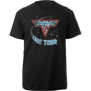 Van Halen - 1980 Tour Uni Bl    i gruppen MERCHANDISE / T-shirt / Hårdrock hos Bengans Skivbutik AB (5533590r)