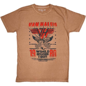 Van Halen - World Invasion Uni Pink    i gruppen MERCHANDISE / T-shirt / Hårdrock hos Bengans Skivbutik AB (5533595r)