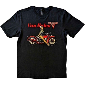 Van Halen - Pinup Motorcycle Uni Bl    i gruppen MERCH / T-Shirt / Rockoff_Nya April24 hos Bengans Skivbutik AB (5533598r)