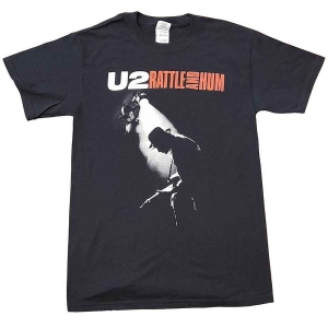 U2 - Rattle & Hum Spotlight Photo Uni Bl    i gruppen MERCHANDISE / T-shirt / Pop-Rock hos Bengans Skivbutik AB (5533738)