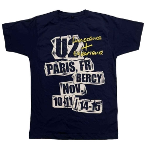 U2 - I+E Paris Event 2015 Uni Drk Navy    i gruppen MERCH / T-Shirt / Rockoff_Nya April24 hos Bengans Skivbutik AB (5533787r)