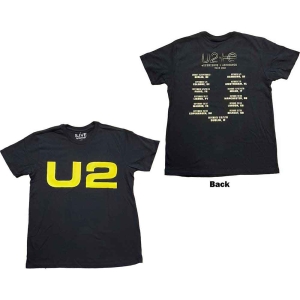 U2 - Logo 2018 Back Print Uni Bl    i gruppen MERCH / T-Shirt / Rockoff_Nya April24 hos Bengans Skivbutik AB (5533795r)