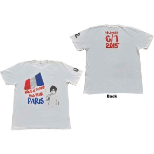 U2 - Paris 2015 Nous N'avons Pas Peur Uni Wht i gruppen MERCH / T-Shirt / Rockoff_Nya April24 hos Bengans Skivbutik AB (5533803r)
