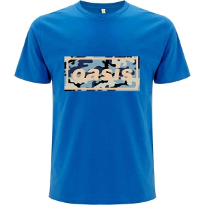 Oasis - Camo Logo Uni Blue    i gruppen MERCH / T-Shirt / Rockoff_Nya April24 hos Bengans Skivbutik AB (5534160r)
