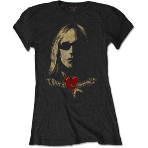 Tom Petty - Shades & Logo Lady Bl    i gruppen MERCHANDISE / T-shirt / Pop-Rock hos Bengans Skivbutik AB (5534168r)