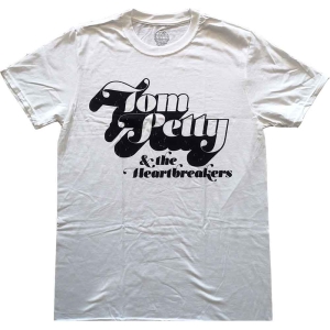 Tom Petty - Logo Uni Wht i gruppen MERCHANDISE / T-shirt / Pop-Rock hos Bengans Skivbutik AB (5534175r)