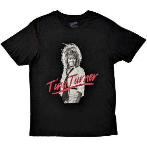 Tina Turner - Red Logo Uni Bl    i gruppen MERCH / T-Shirt / Rockoff_Nya April24 hos Bengans Skivbutik AB (5534189r)