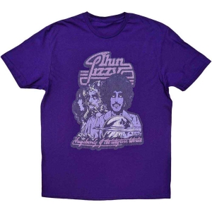 Thin Lizzy - Votww Mono Distressed Uni Purp    i gruppen MERCHANDISE / T-shirt / Hårdrock hos Bengans Skivbutik AB (5534196r)