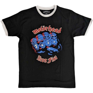 Motorhead - Iron Fist Ringer Uni Bl    i gruppen MERCH / T-Shirt / Rockoff_Nya April24 hos Bengans Skivbutik AB (5534477r)