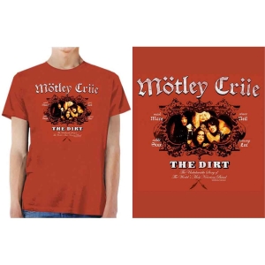 Motley Crue - The Dirt Uni Red    i gruppen MERCHANDISE / T-shirt / Hårdrock hos Bengans Skivbutik AB (5534685r)