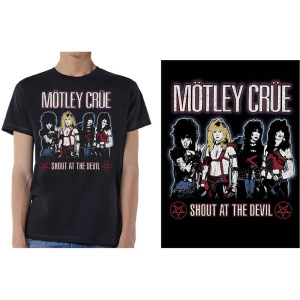 Motley Crue - Shout At The Devil Uni Bl    i gruppen MERCHANDISE / T-shirt / Hårdrock hos Bengans Skivbutik AB (5534692r)