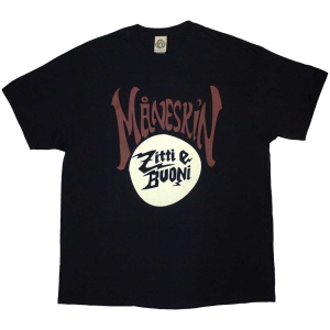 Maneskin - Zitti E Buoni Circle Uni Bl  1 i gruppen MERCHANDISE / T-shirt / Pop-Rock hos Bengans Skivbutik AB (5534861)