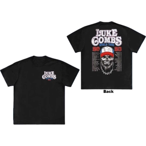 Luke Combs - Tour '23 Skull Uni Bl    i gruppen MERCHANDISE / T-shirt / Country hos Bengans Skivbutik AB (5534963r)
